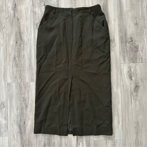 Vintage Green Pencil Skirt